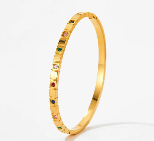 Colorful elegant bangle