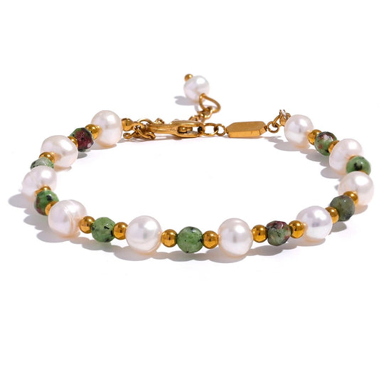 Pearls Charm Bracelet