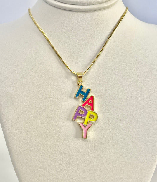 Happy necklace