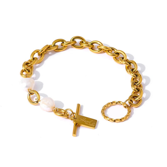 Elegant Freshwater Pearl Bracelet
