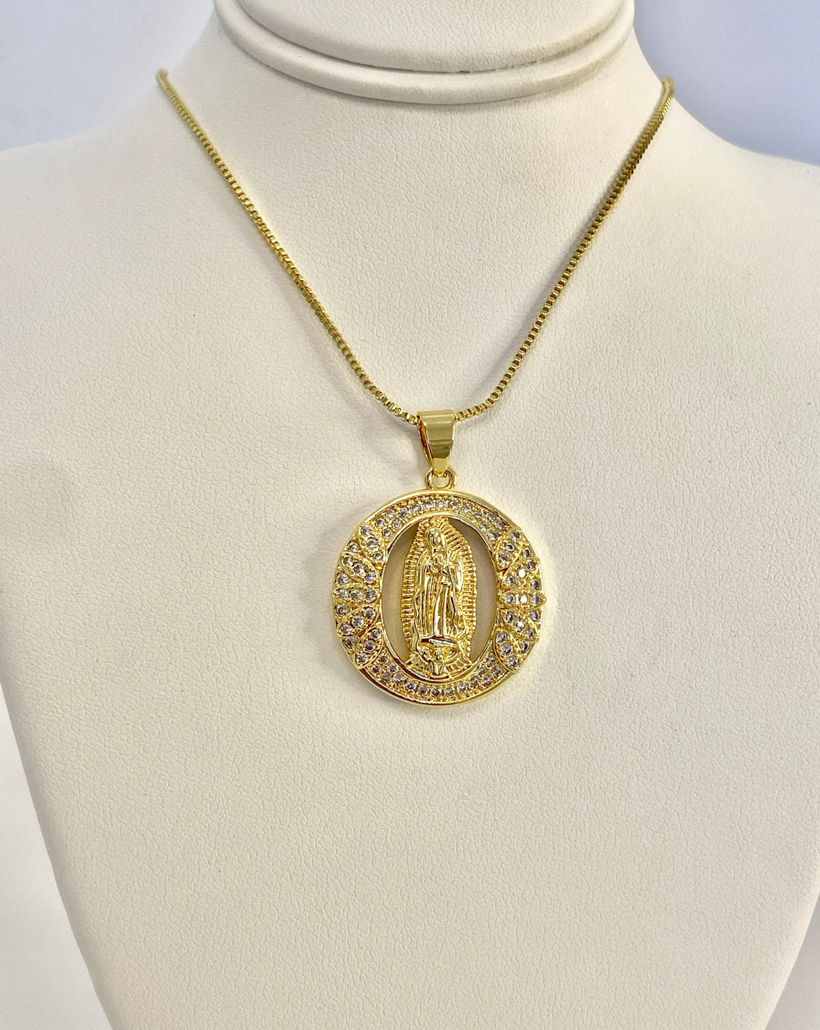 Virgen de Guadalupe necklace