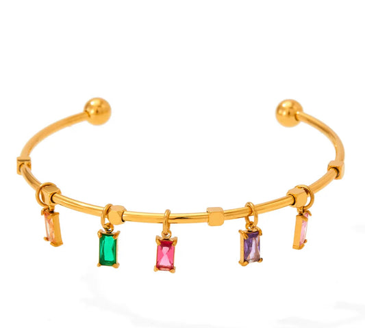 Colorful cuff bracelet