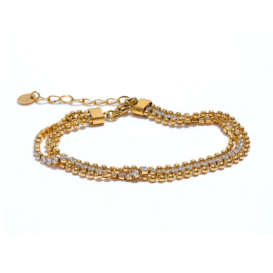 Cubic Zirconia Layered Bracelet