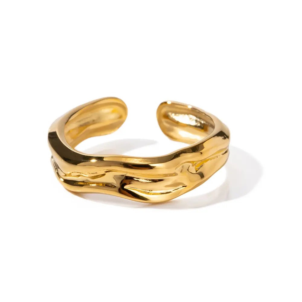 Irregular wave adjustable ring
