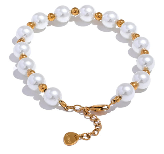 Pearls Chain Bracelet
