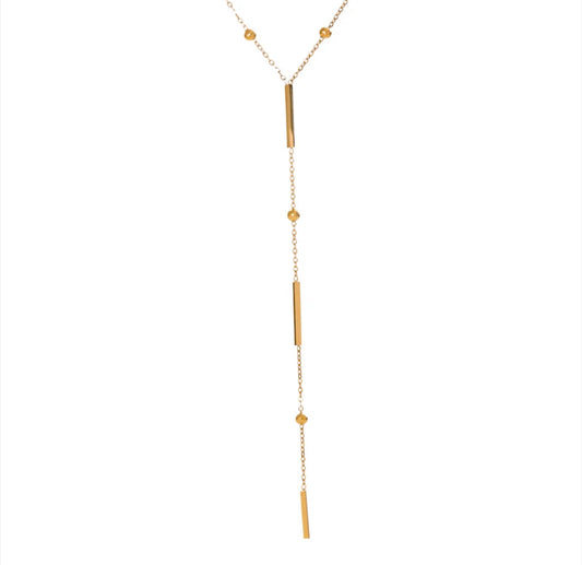 Gold Elegant long necklace