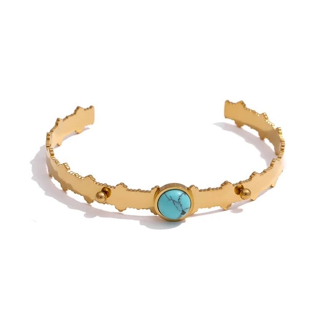 Turquoise cuff bracelet