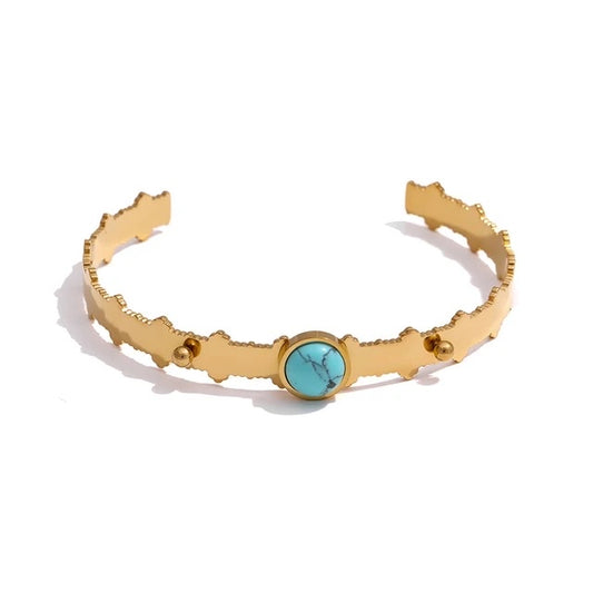 Turquoise cuff bracelet