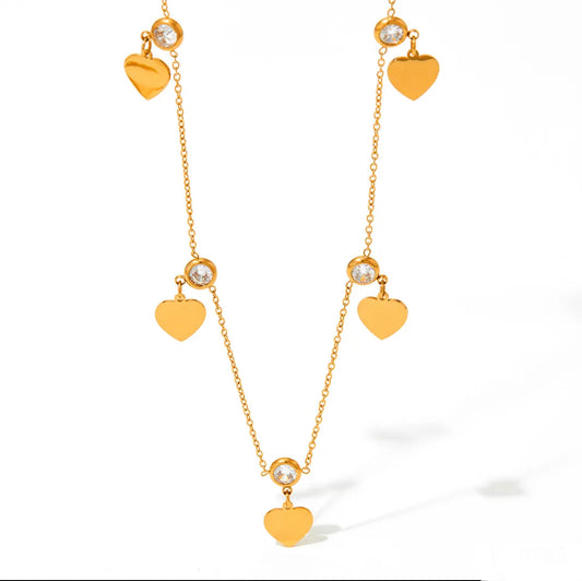 Heart necklaces