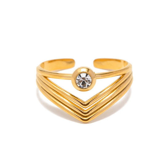 V adjustable ring