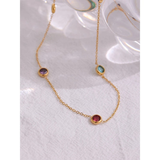 Colorful elegant necklace
