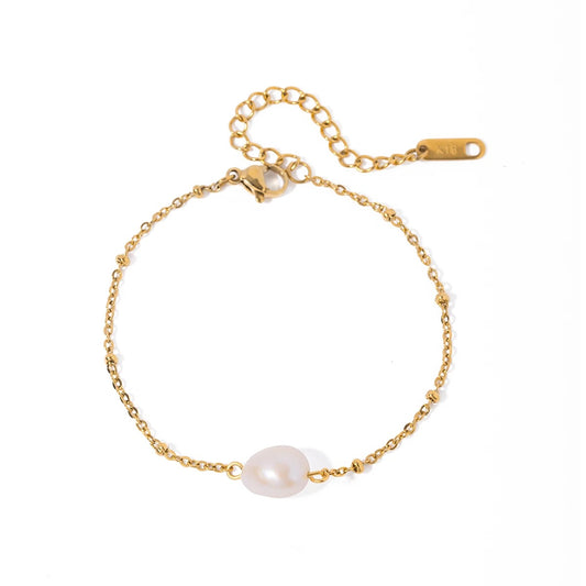 Pearl simple bracelet
