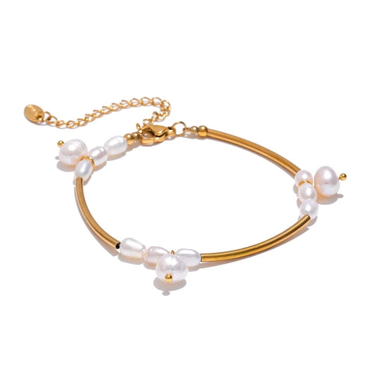 Pearls Chain Bracelet