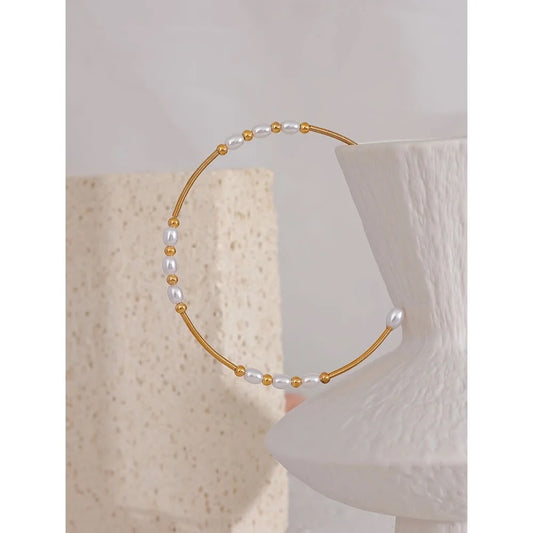 Pearl cuff bracelet