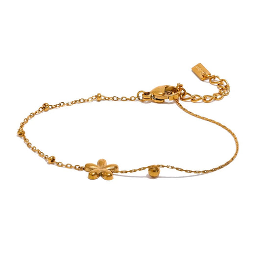 Flower Chain Chic Charm Bracelet