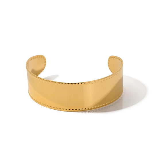 Gold Elegant cuff bracelet