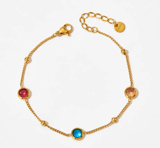 Colorful round bracelet