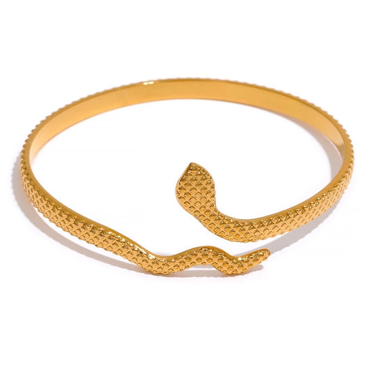 Snake cuff bracelet