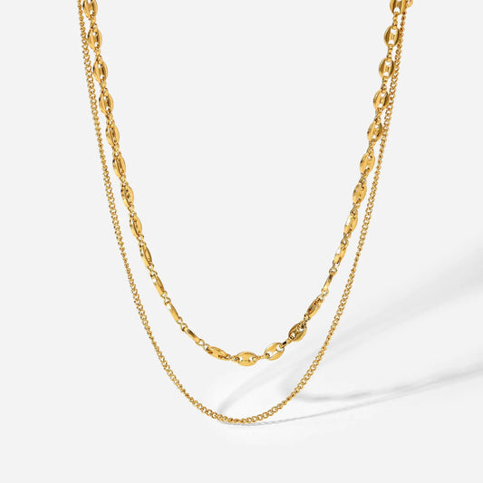 Double layer  necklace