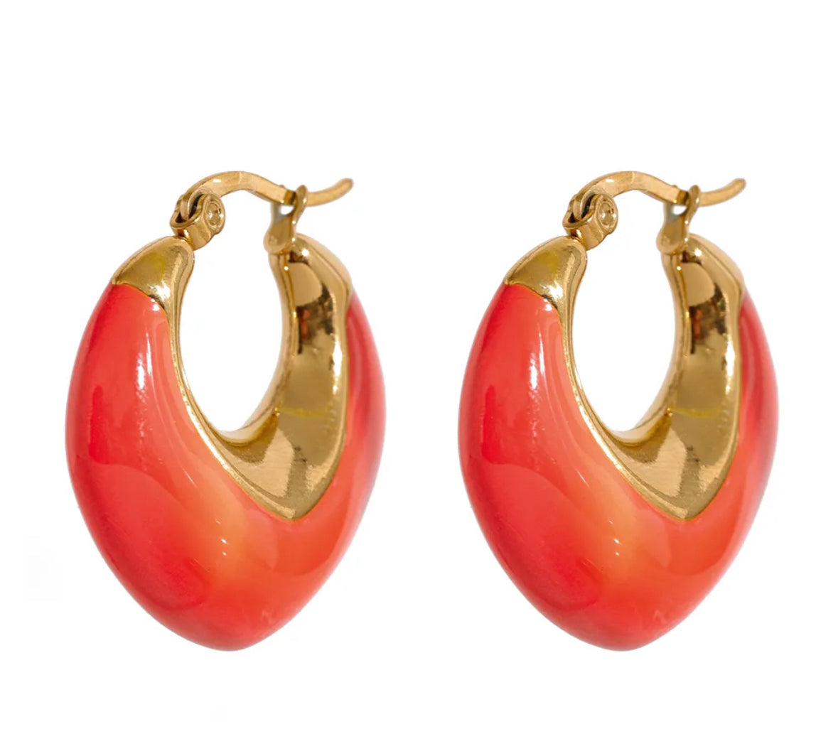 Elegant hoop earrings