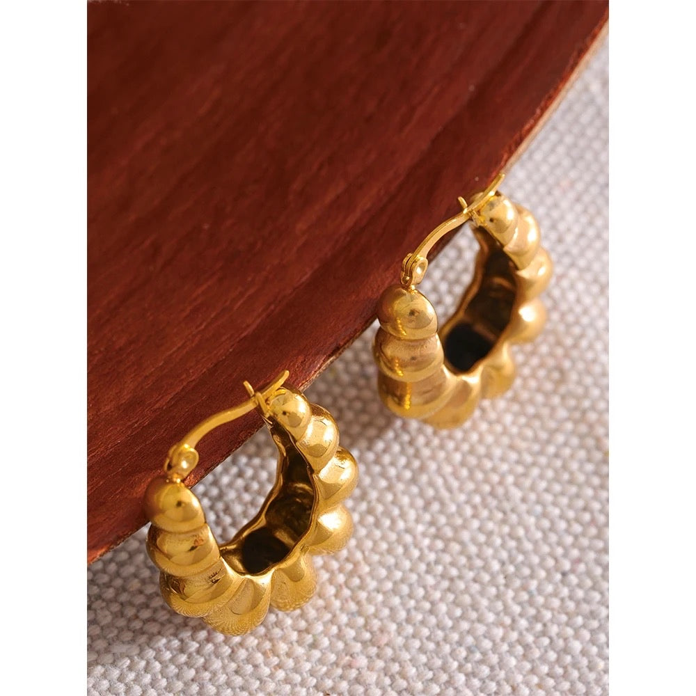 Geometric Hoop earrings