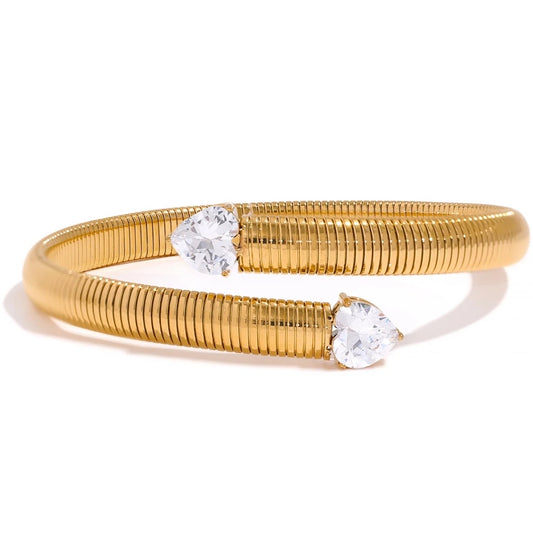 Heart cubic zirconia