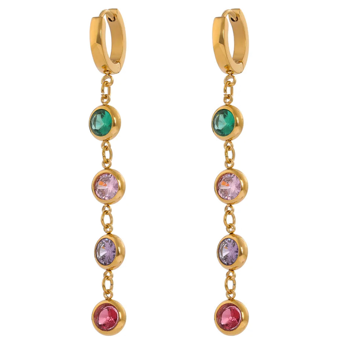 Colorful  long earrings