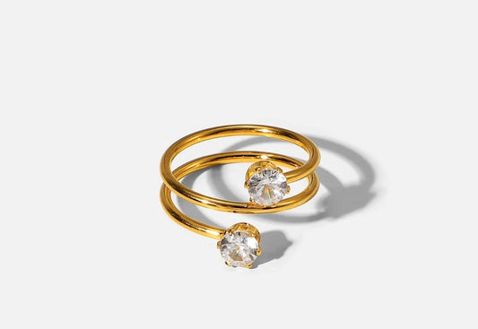 Elegant adjustable ring