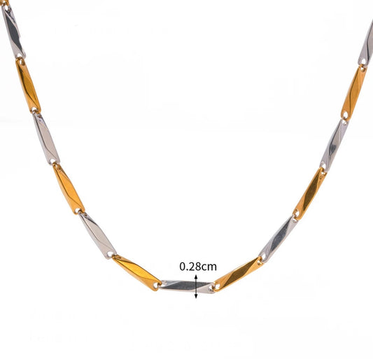 Two tone necklace