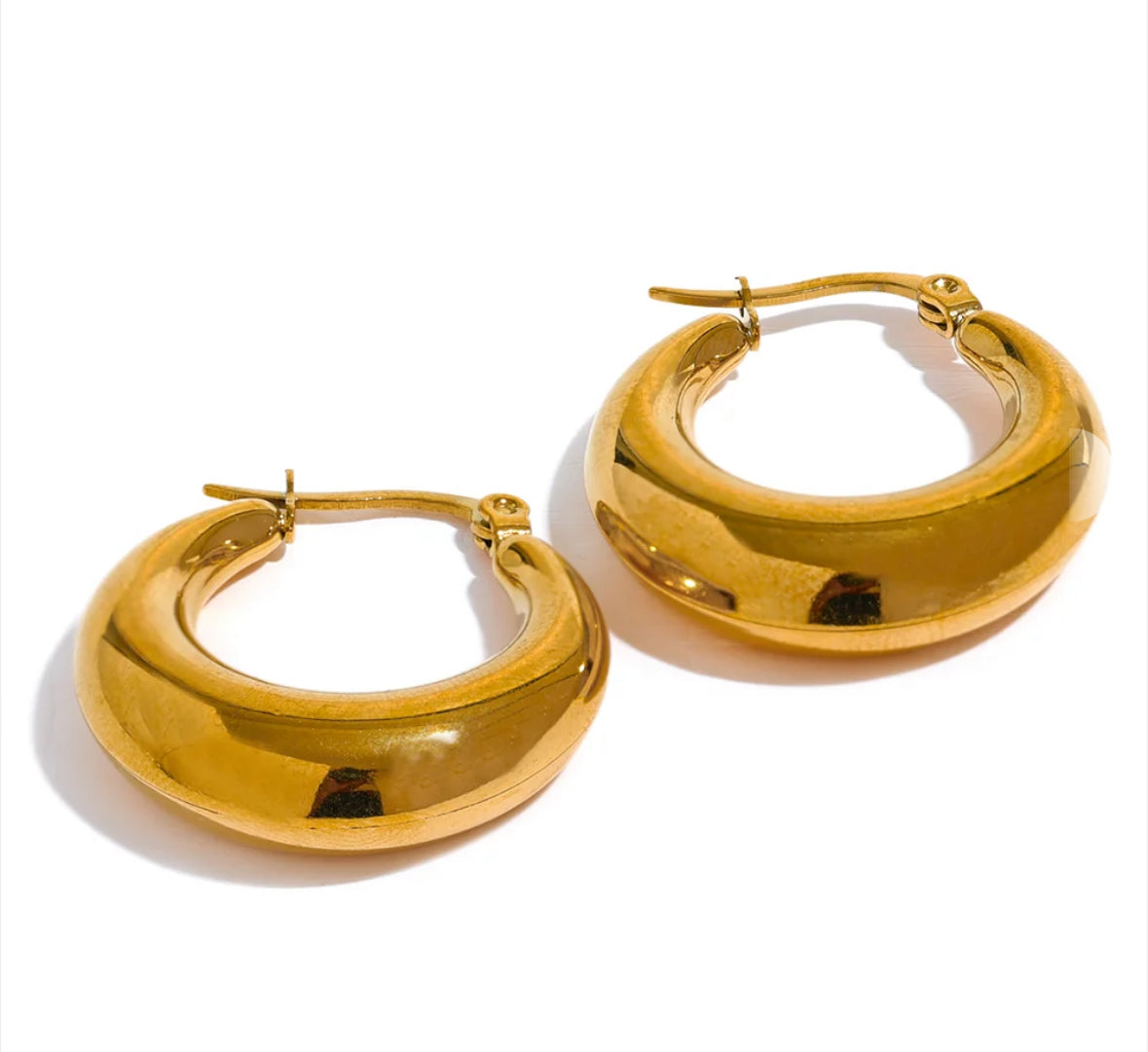 Gold small hoops