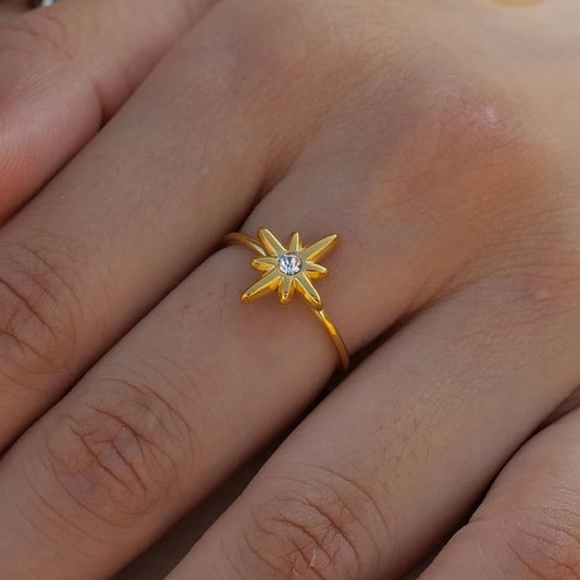 Star adjustable ring