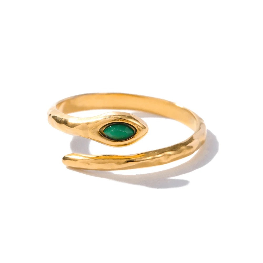 Snake adjustable ring