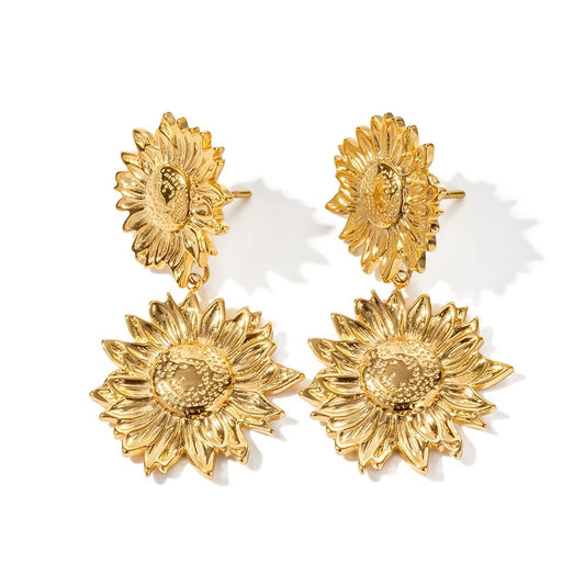 Sunflowers earrings