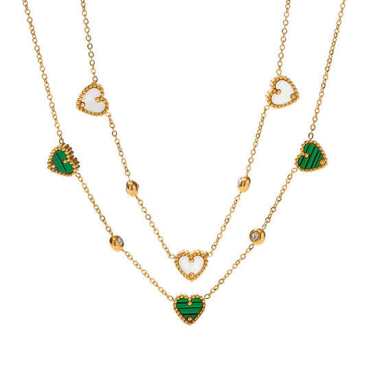 Elegant heart necklace