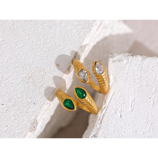 Snake adjustable ring