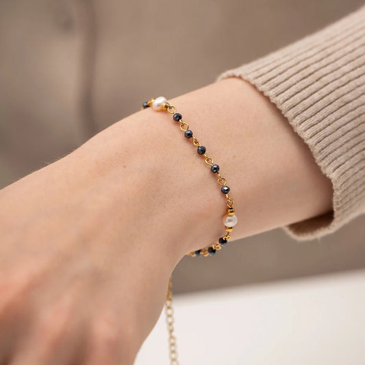 Hematite black bracelet