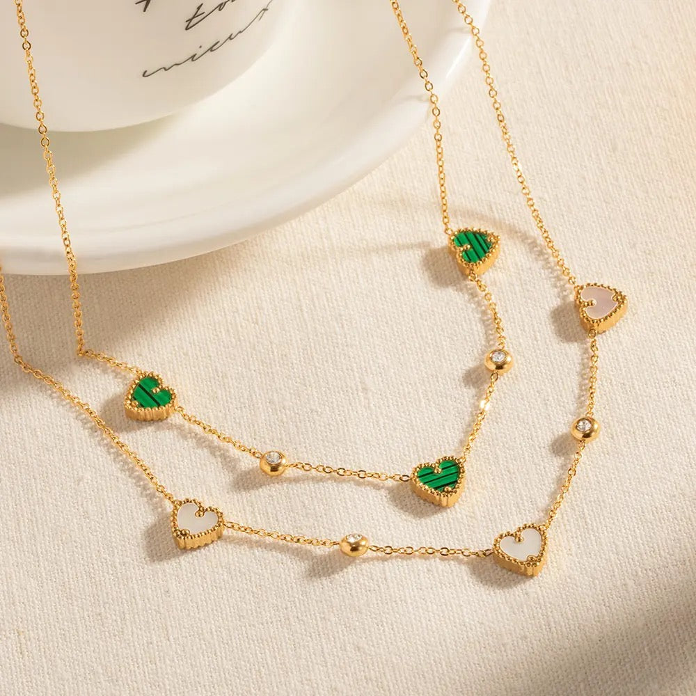 Elegant heart necklace