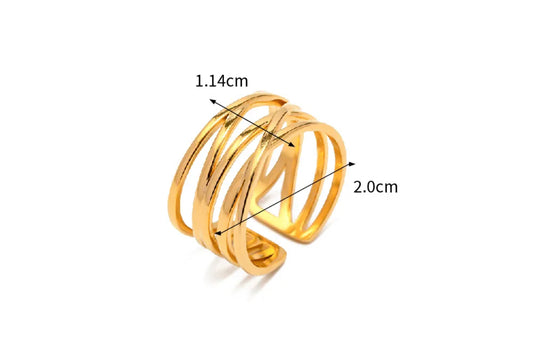 Simple adjustable ring