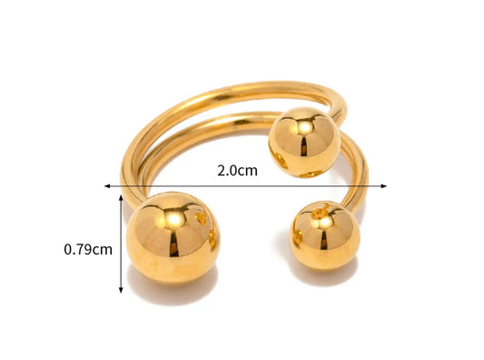 Ball adjustable ring