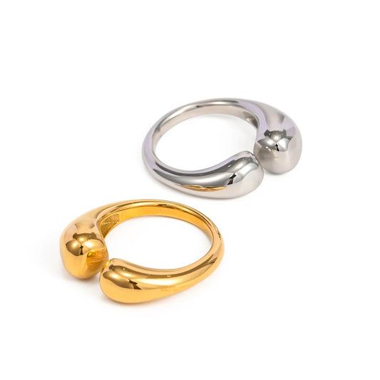 Chunky adjustable ring