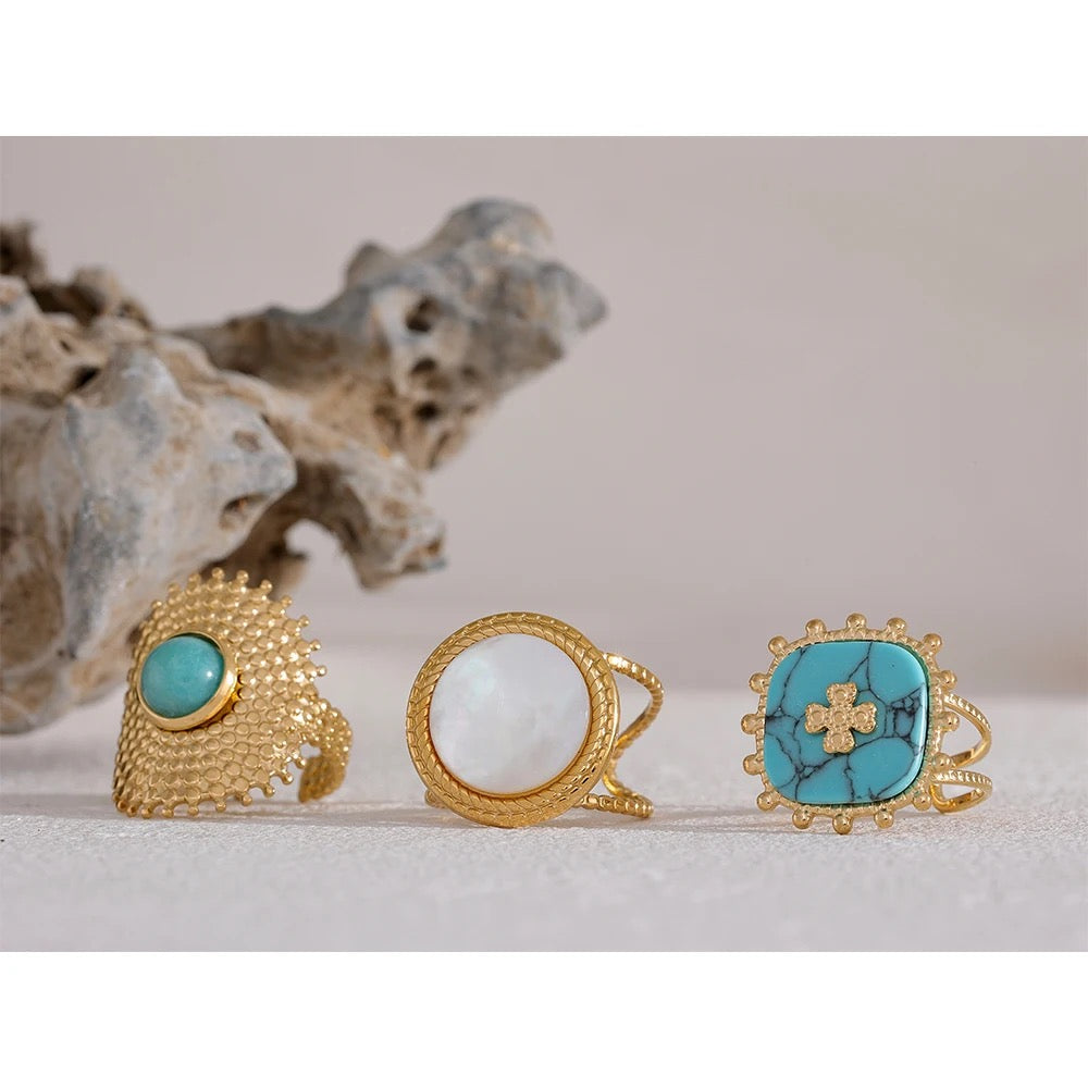 Bohemian adjustable ring