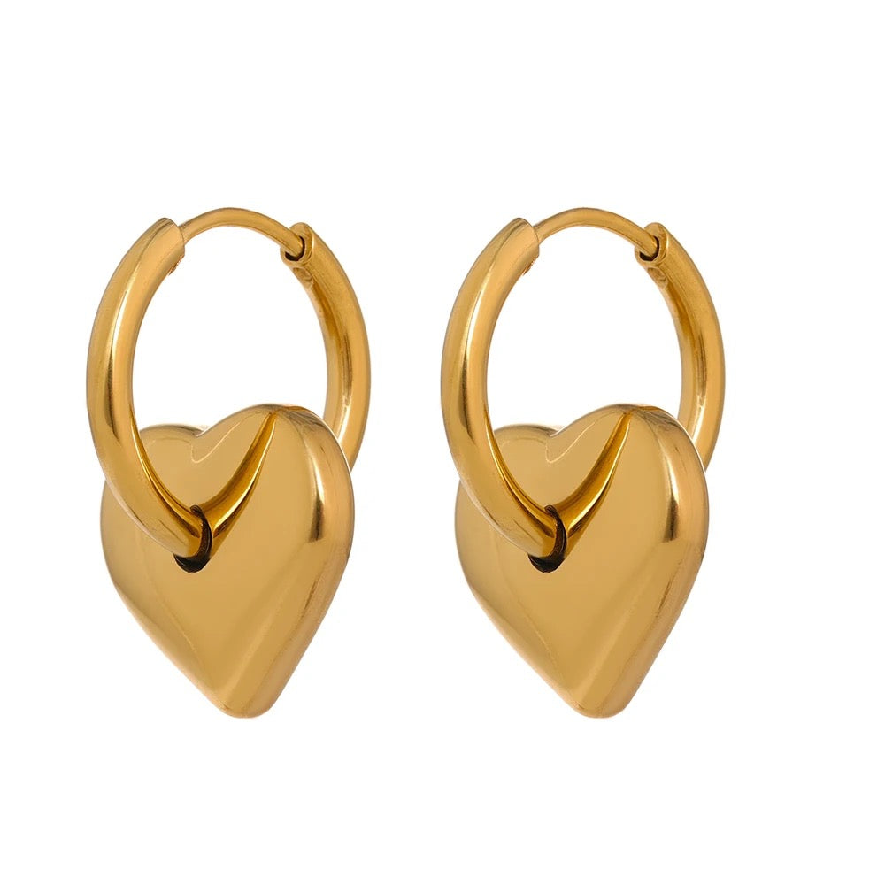 Heart earrings