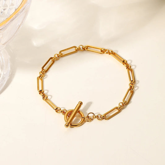 Paper clip bracelet