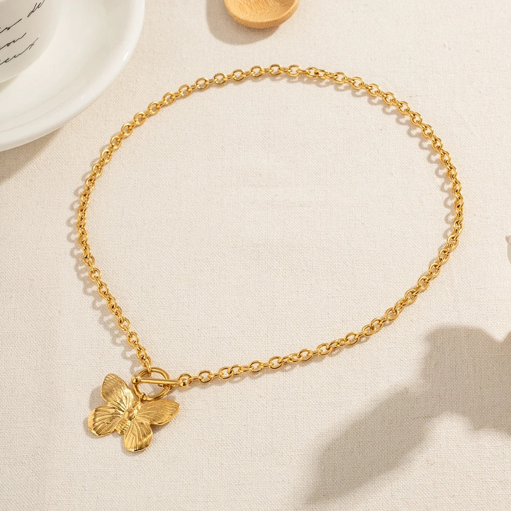 Big butterfly necklace
