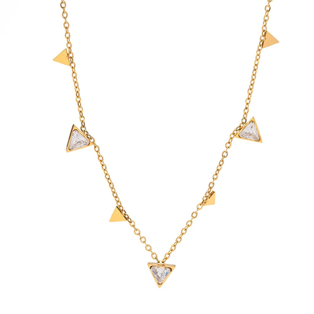 Triangular necklace