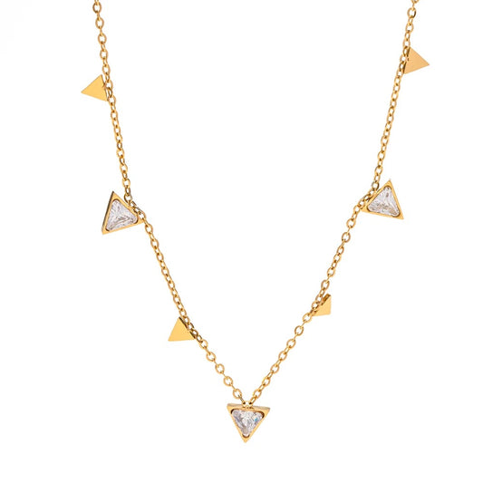 Triangular necklace