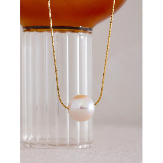 Pearl chain necklace