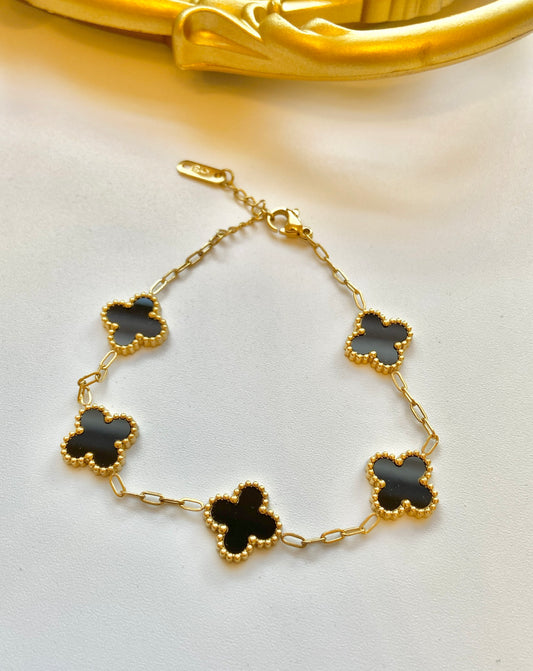 Black clover bracelet