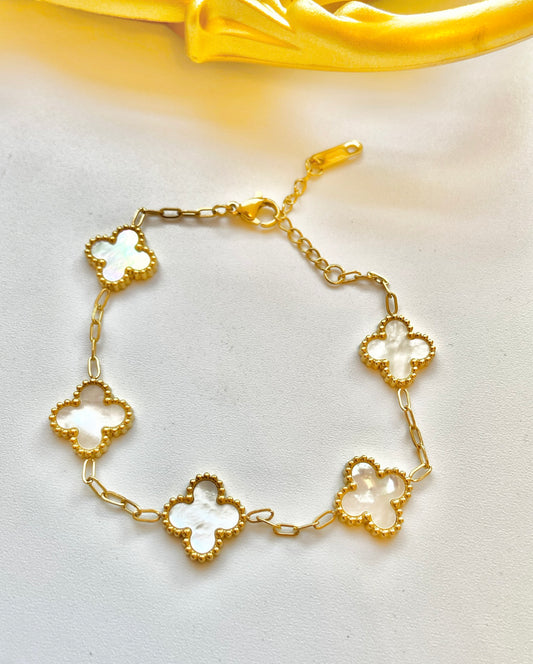 White clover bracelet