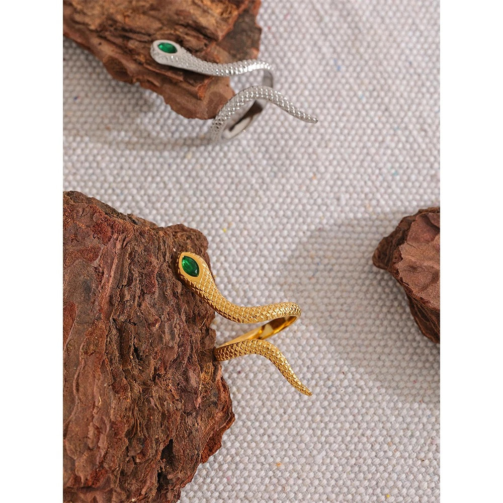 Snake adjustable ring